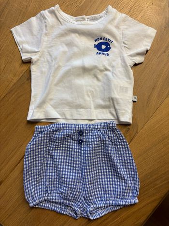 Ensemble bébé garçon 3 mois