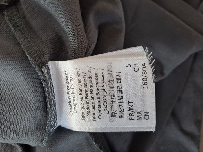 Haut de pyjama Etam neuf - Taille S - Gris - 100% coton - photo numéro 4
