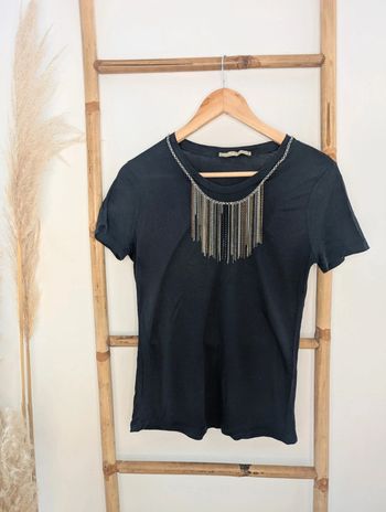 Top Zara avec collier intégré