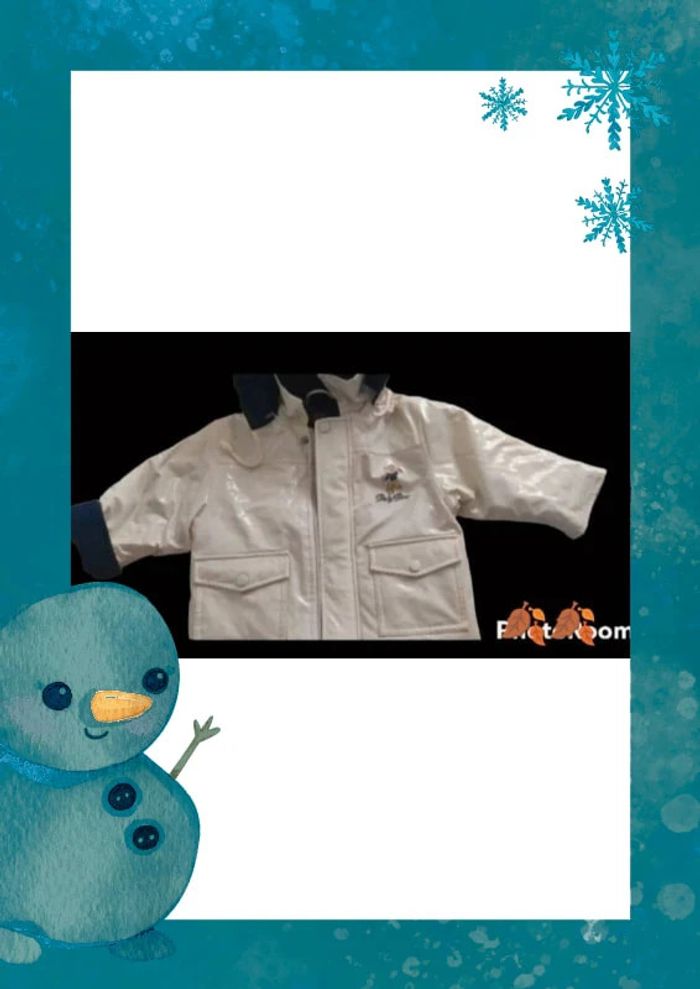 Manteau ciré à capuche - photo numéro 2
