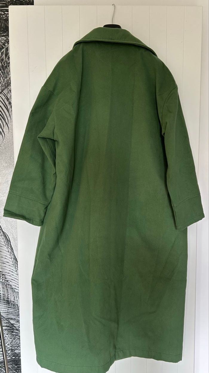 Manteau vert oversize - photo numéro 4