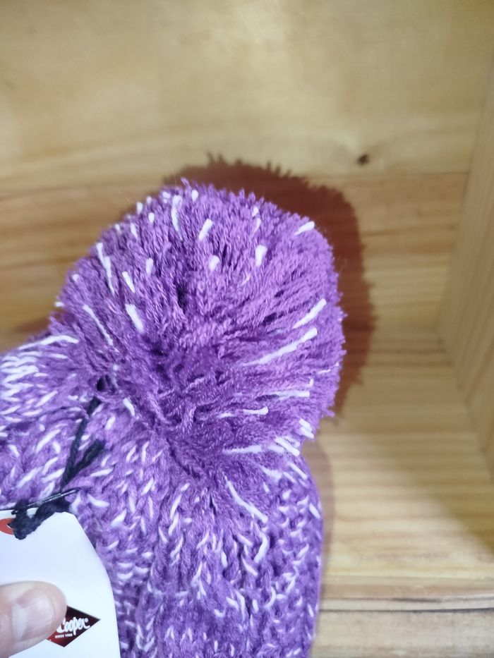 Bonnet hiver ❄️ Mixte avec pompon t.u - photo numéro 4