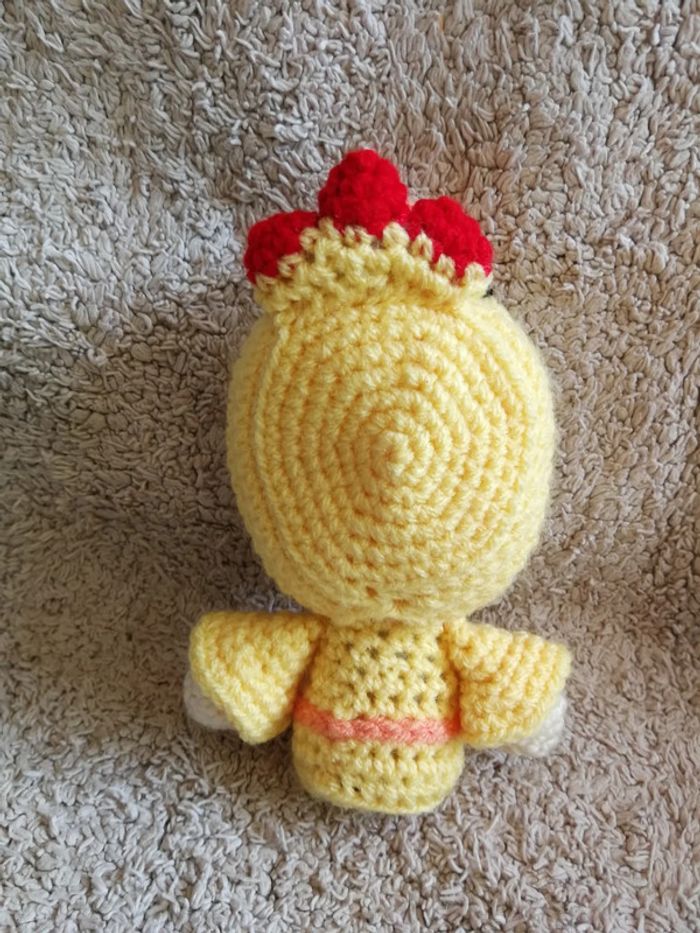 Poupée amigurumi poule fait main crochet - photo numéro 5