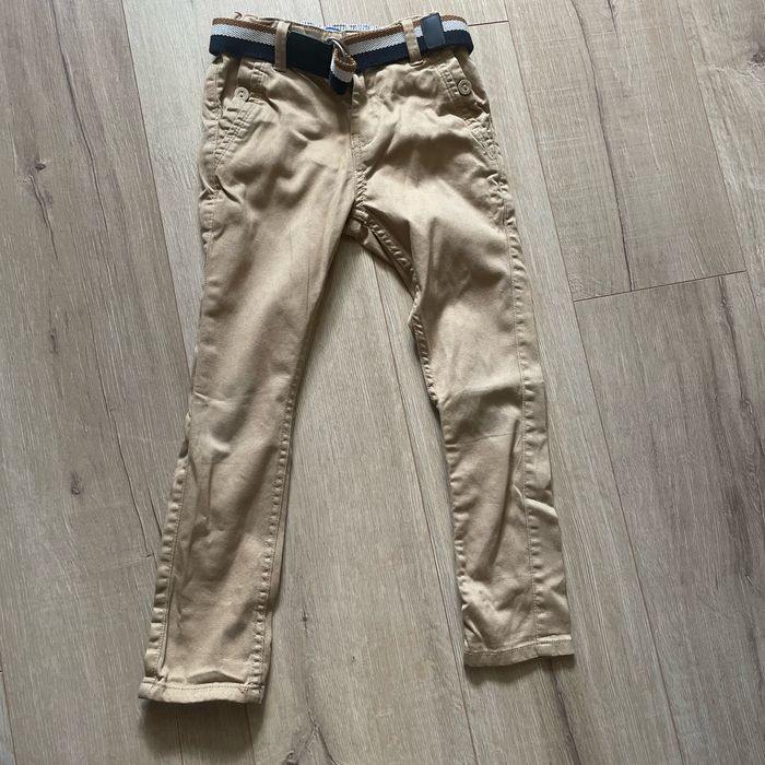 Pantalon Chino slim taille avec ceinture
