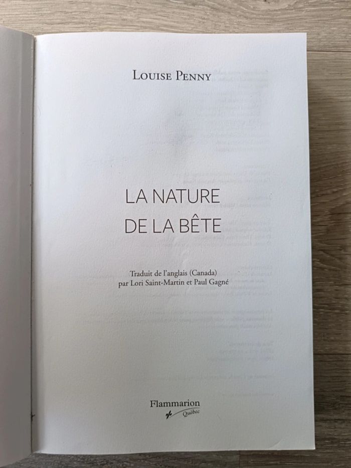 La Nature de la bête
Louise Penny
Format broché - photo numéro 7