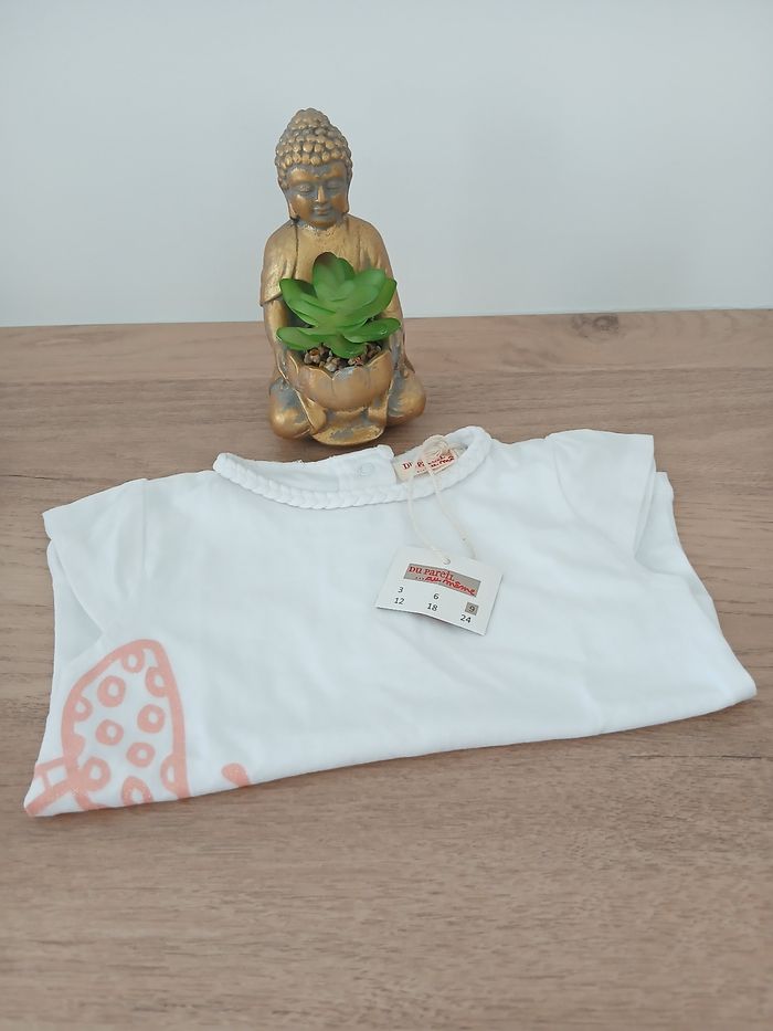 Haut bébé fille taille 9 mois neuf avec étiquettes - photo numéro 2