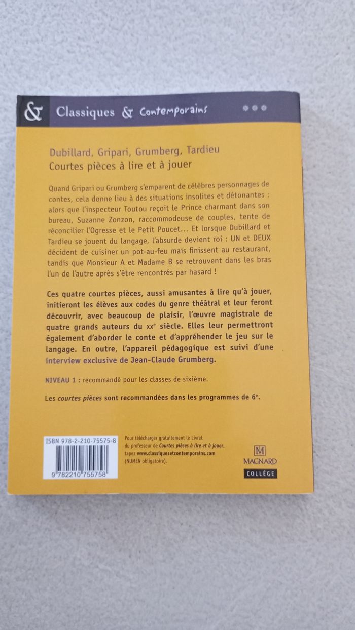 Courtes pièces à lire et à jouer - photo numéro 2