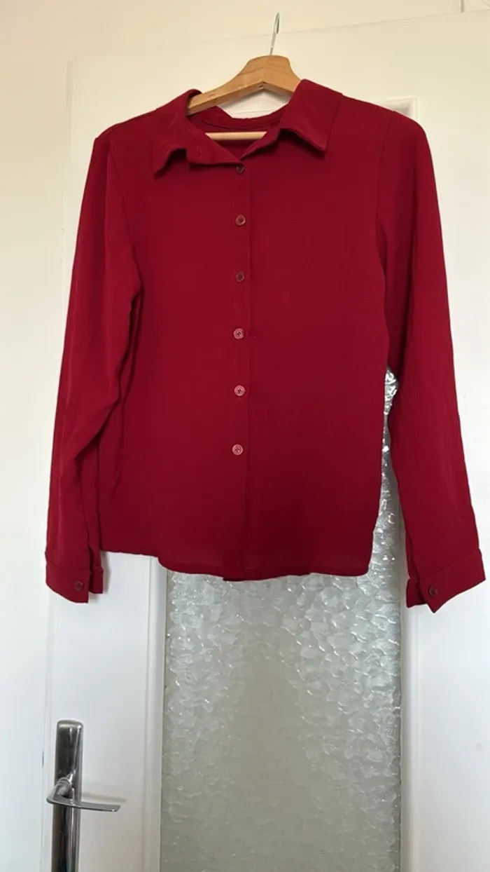 Chemise rouge M - photo numéro 2