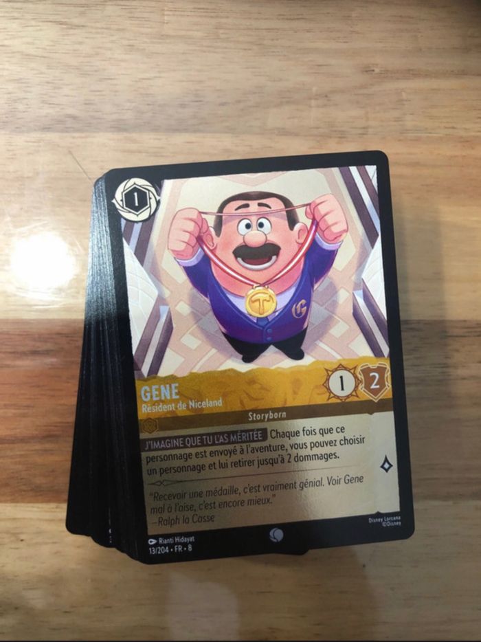 Lot de 150 cartes foils lorcana chapitre 1 à 8