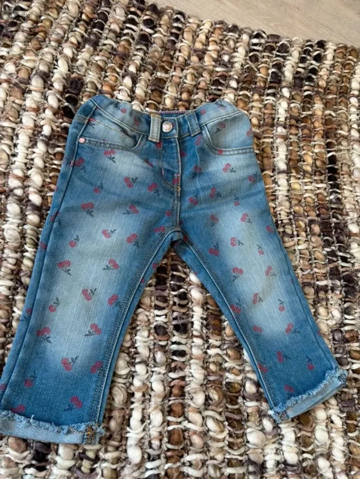 Jean bébé fille tex 12 mois