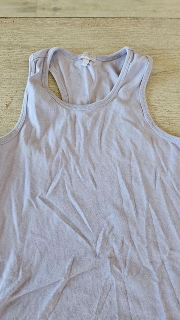 Chemise de nuit légère sans manche, parme, Tex Kids, 11/12 ans, peu mise - photo numéro 3