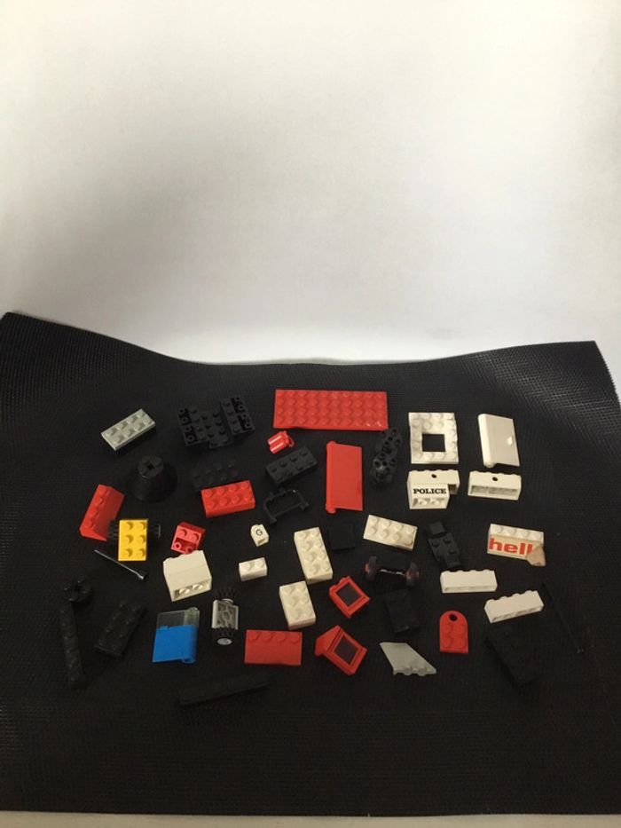 Lego vintage petit lot pièces briques de rechange vrac en l’état à nettoyer
