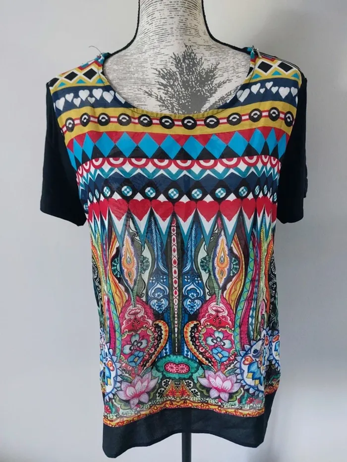 T-shirt fantaisie Desigual - photo numéro 2