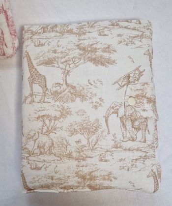 Protege carnet de santé safari beige 