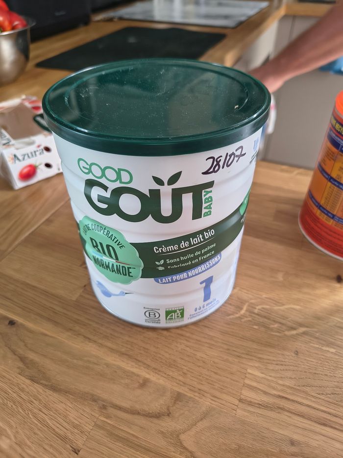 Lait infantile good goût