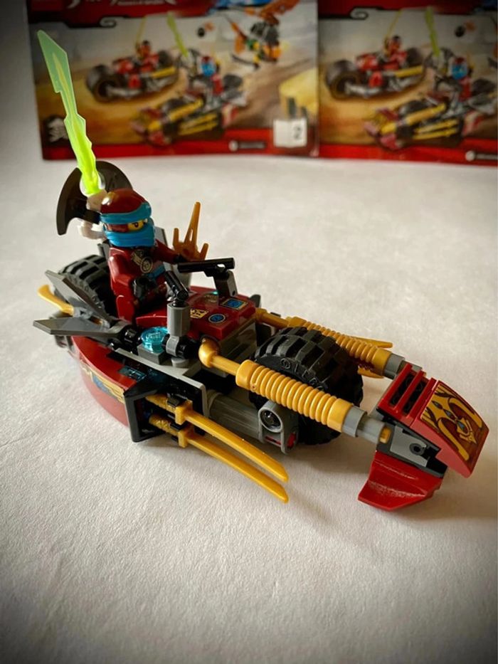 LEGO Ninjago 70600 - La Poursuite en Moto des Ninja - Très Bon état - Complet avec notice - photo numéro 6