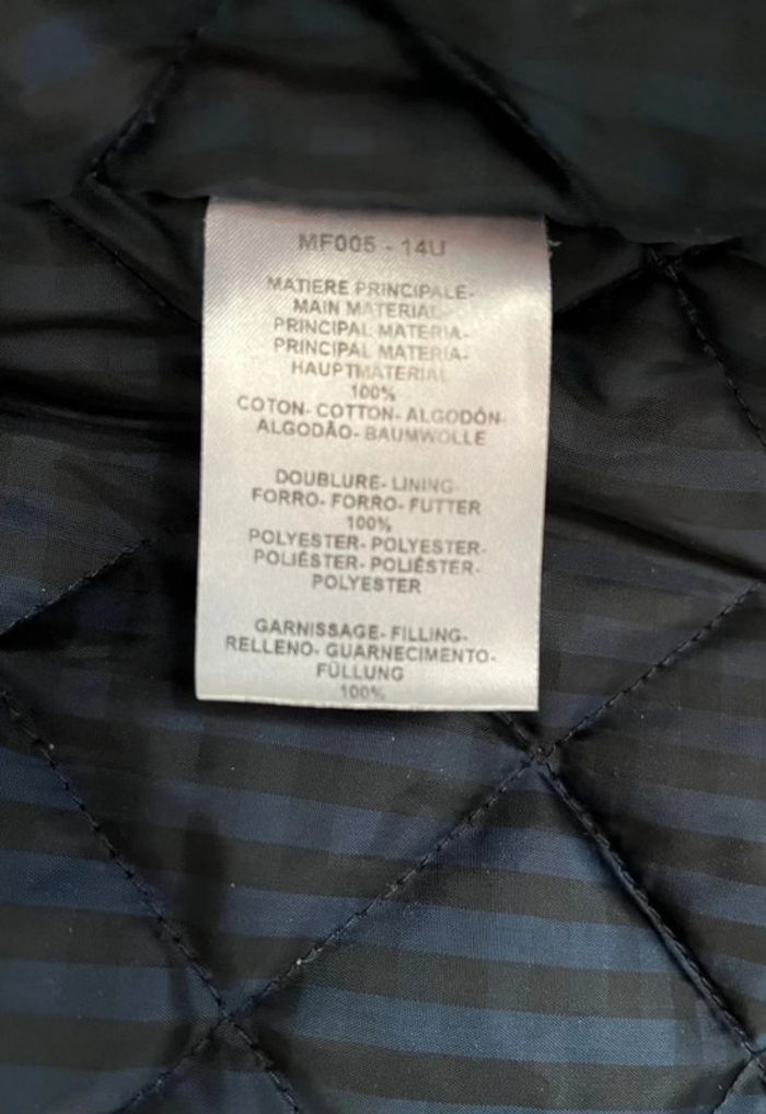 Blouson/parka bleu Marie Caroll - photo numéro 4