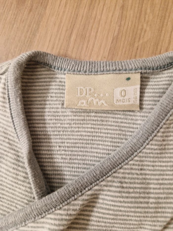 Lors de 3 bodys manches courtes 0-1 mois - photo numéro 2