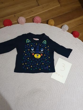 tee shirt manche longue 3 mois