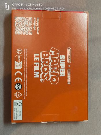 Jeux Happy Meal super Mario Bross le film Réduction jusqu'à -70%