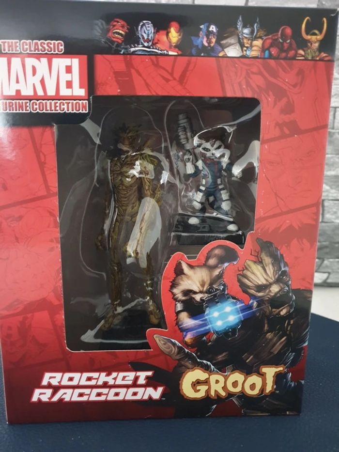 Figurine Groot Rocket Raccoon Marvel