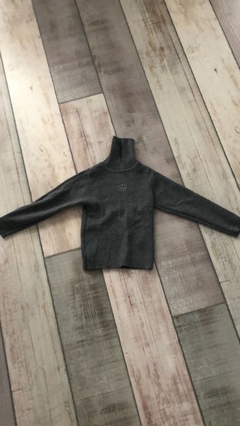 3 pommes - Pull col roulé fille 3ans