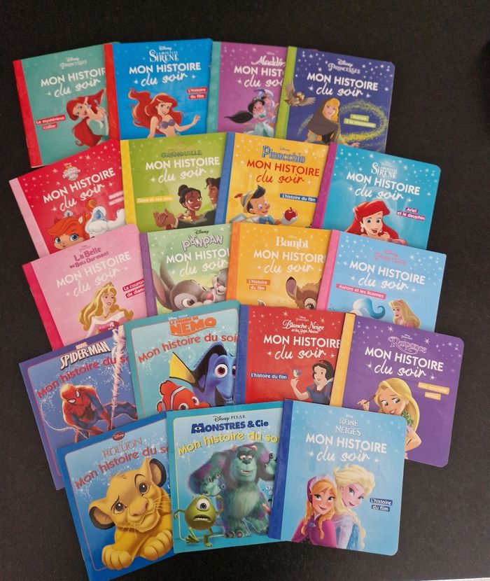 Lot de 19 livres mon histoire du soir