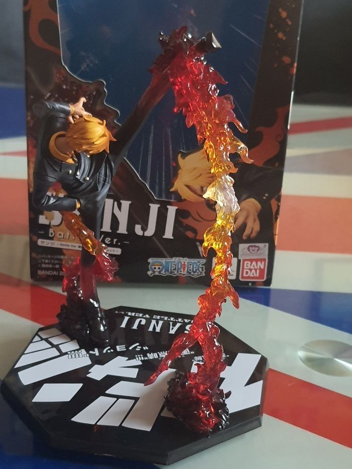 One Piece Figuarts Zero : Sanji Battle Version : Flambage Shot ! (Diable Jambe) - photo numéro 6