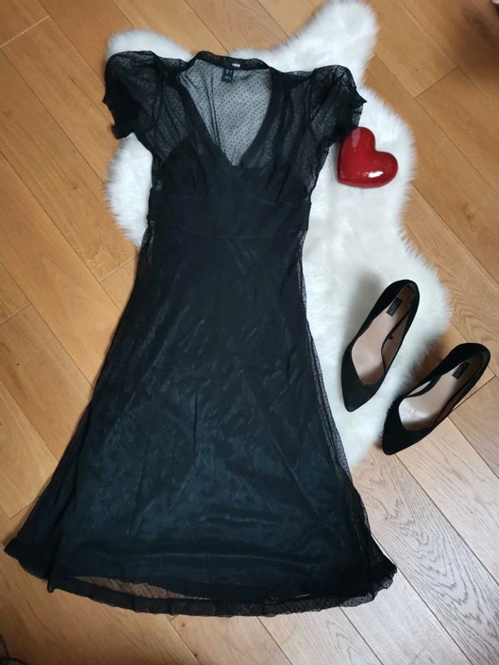 Jolie petite robe noire en plumetis Vintage 😍 - photo numéro 8