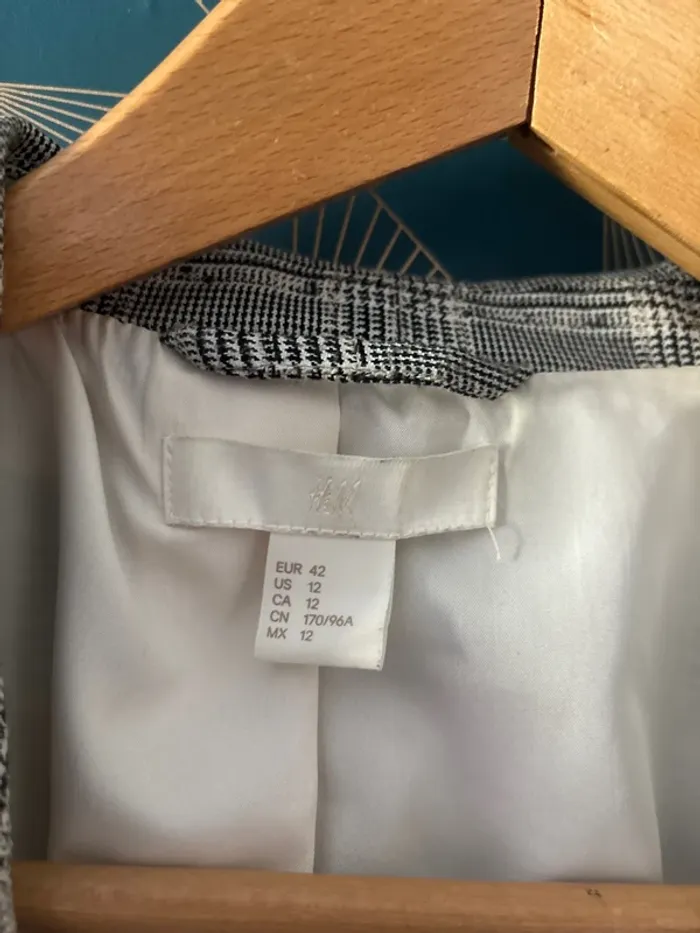 Blazer à carreaux - photo numéro 2