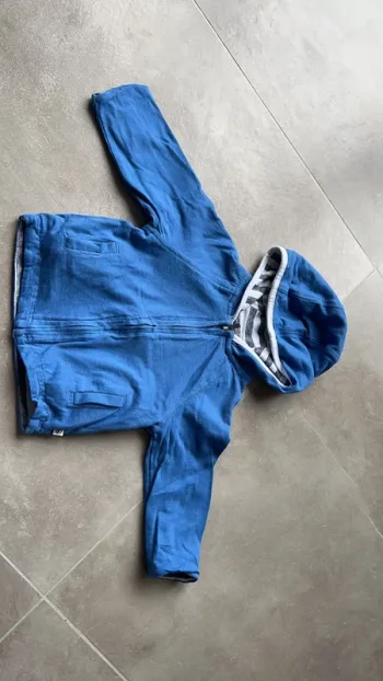 Veste zippér réversible Obaibi 6 mois