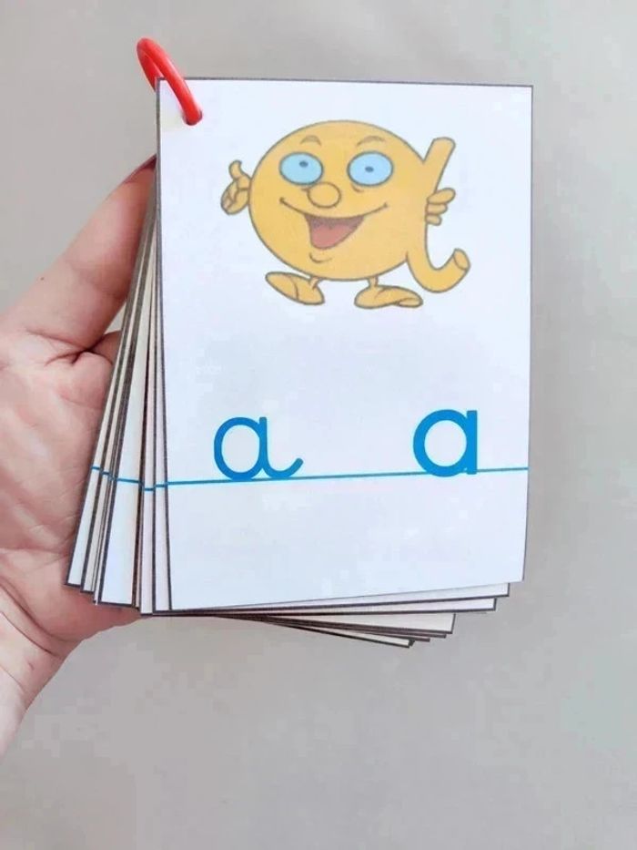 Grandes cartes de l'abécédaire des alphas Montessori - photo numéro 5