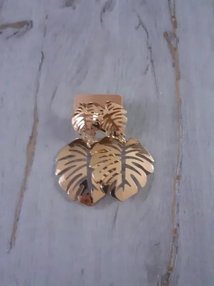 Boucles d'oreilles feuilles