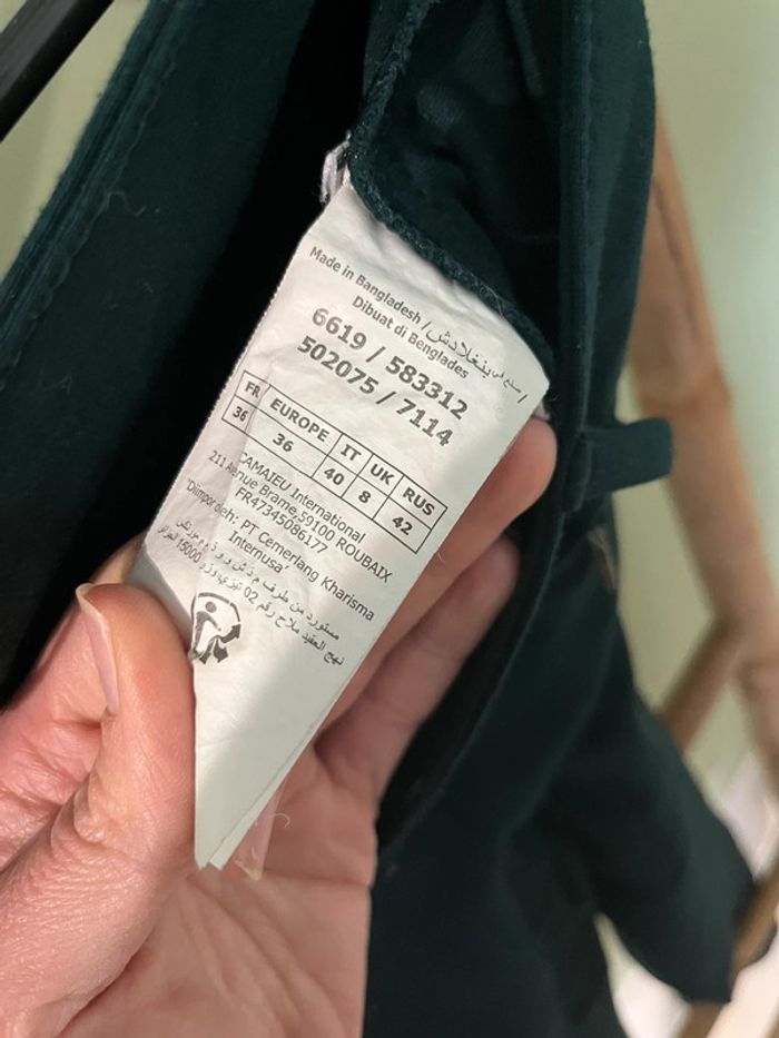 Pantalon slim Camaïeu taille 36 - style city chic - photo numéro 4