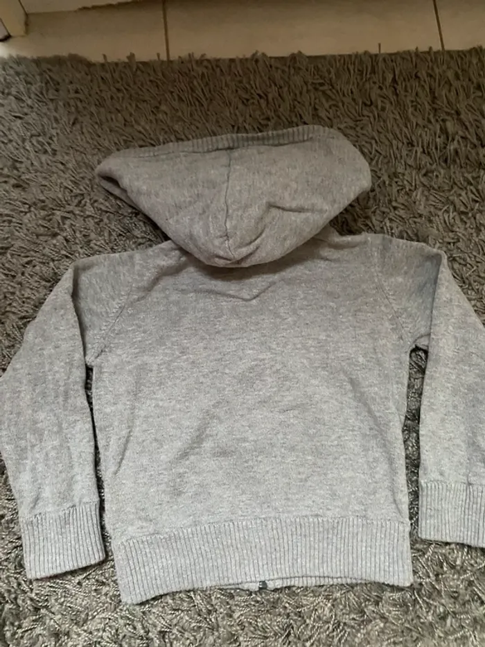 Veste, gilet zip capuche garçon TAE 2ans 86cm - photo numéro 2