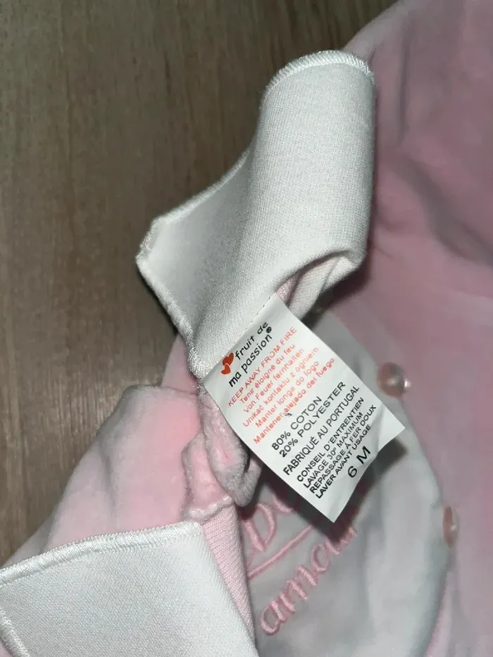 Pyjama rose coton - photo numéro 4
