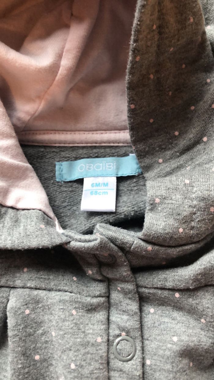 Veste fille 6mois okaïdi - photo numéro 2