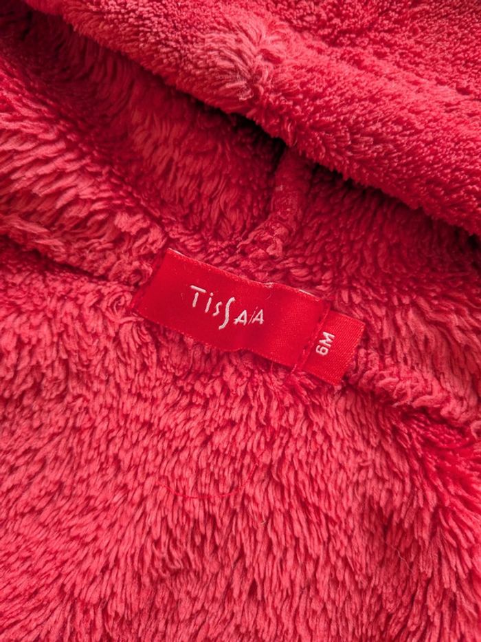 Gilet rouge Tissaia taille 6 mois - photo numéro 4