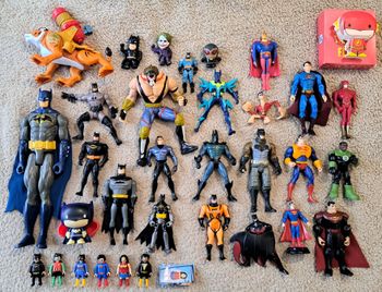 🦸‍♂️ Gros lot de figurines et jouets DC Comics - Batman, Superman, ...