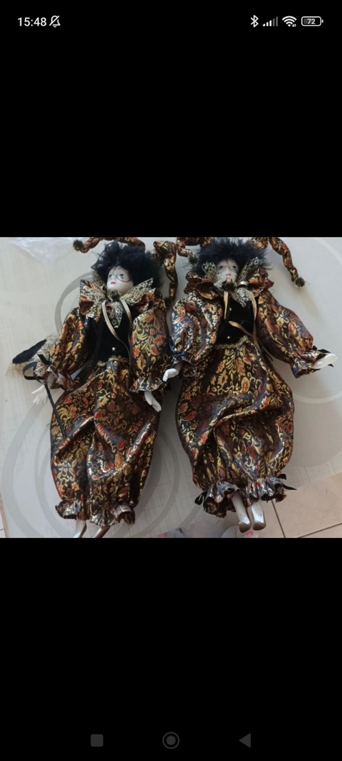 2 Poupées en porcelaine vintage - photo numéro 3