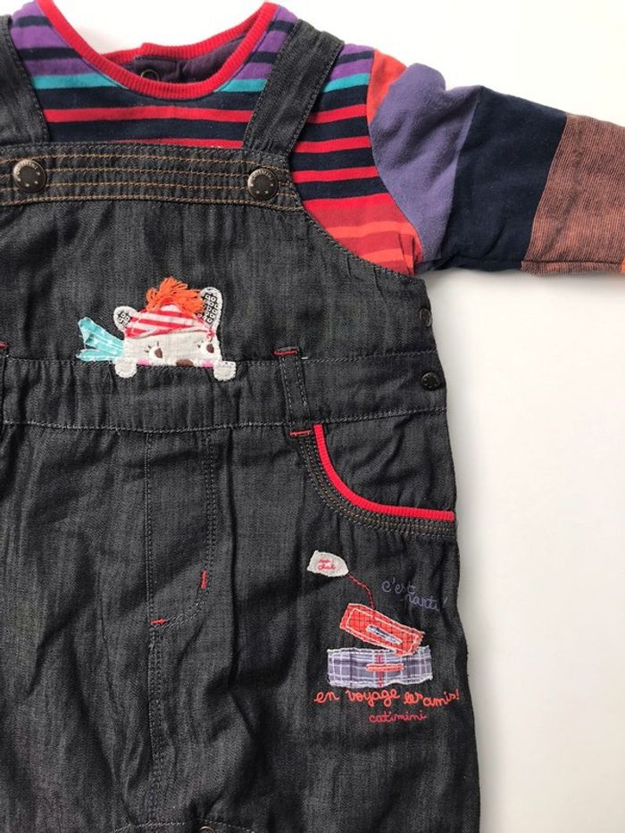 Combi-long (1 pièce) catimini 6 mois - photo numéro 2
