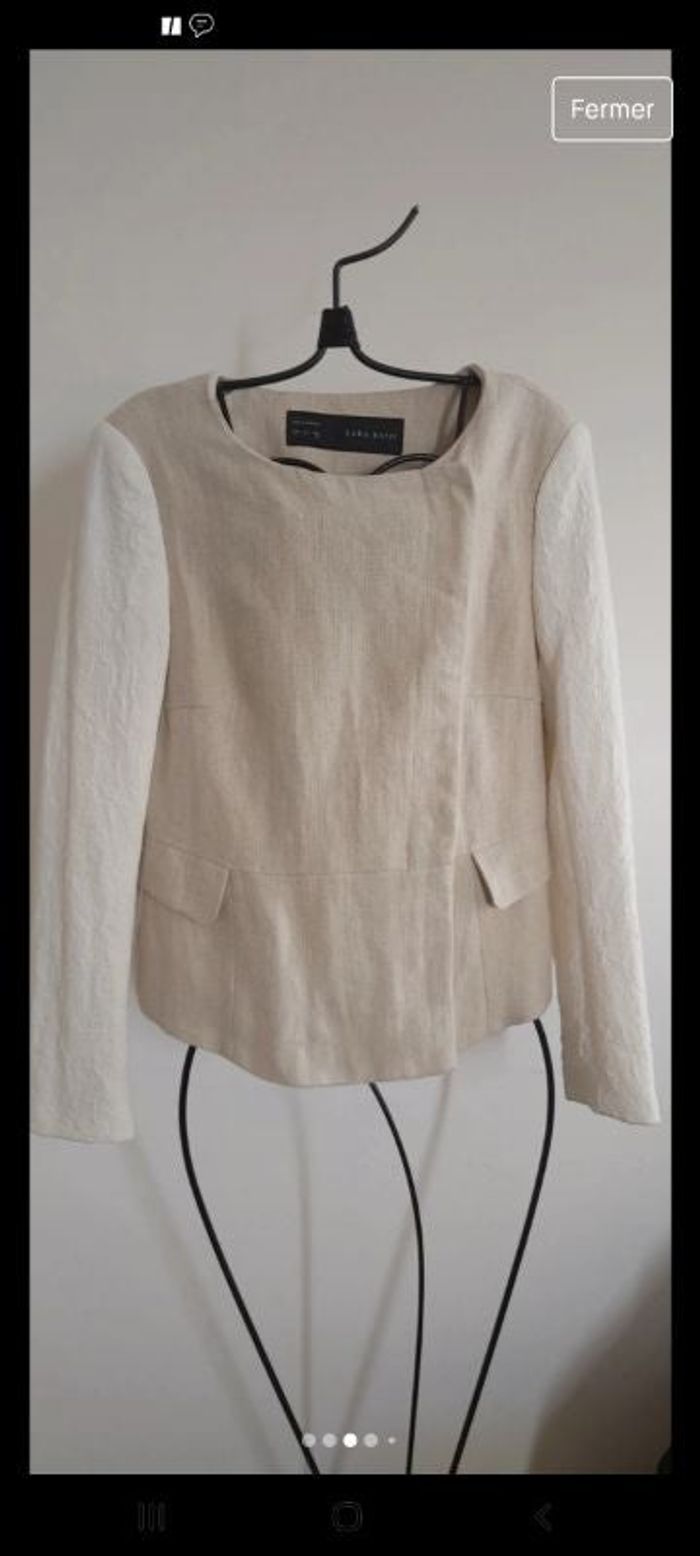 Veste blazer style perfecto & col bateau