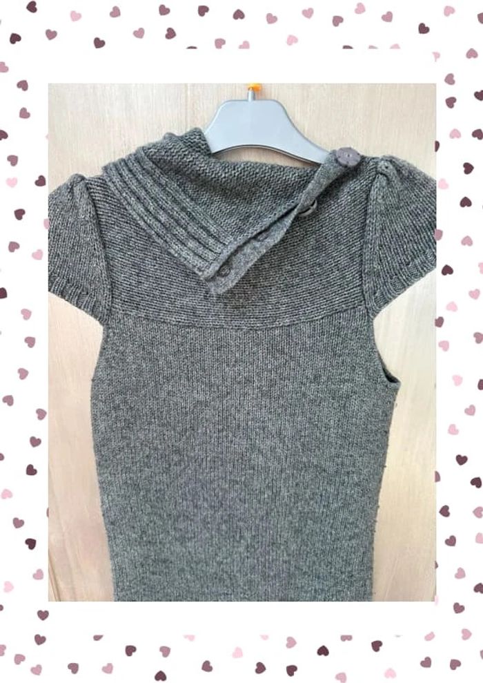 Robe en laine IKKS taille S grise - photo numéro 14