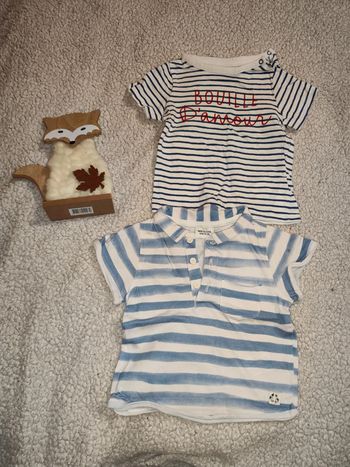 Lot de 2 tee shirt 12 mois