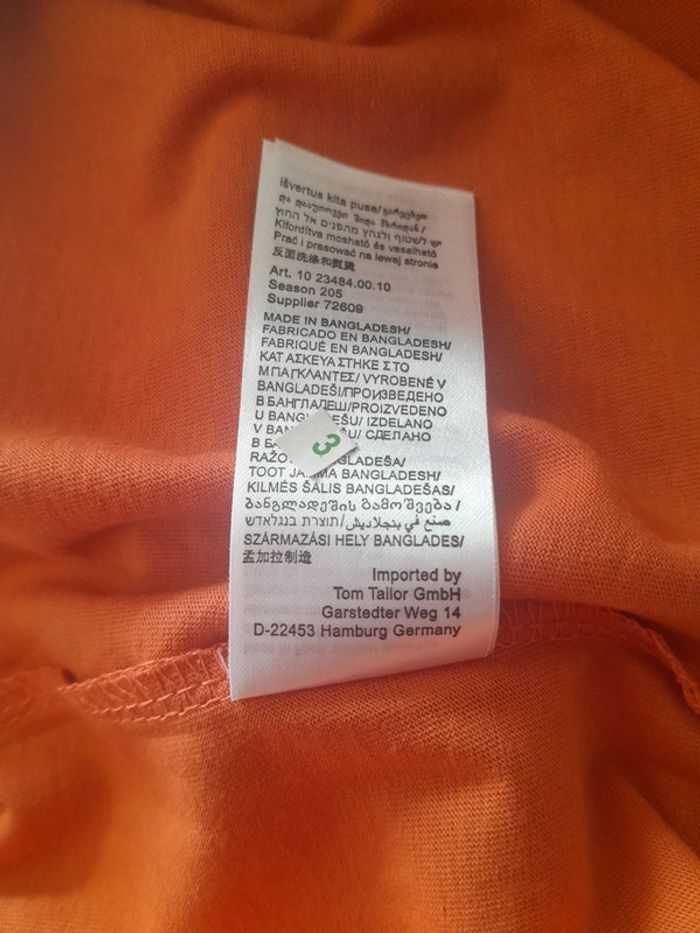 Tee shirt sans manche Tom Tailor brodé neuf avec étiquette - photo numéro 9