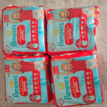Pampers pants tailles 6