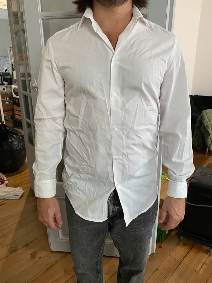 Chemise blanche Kiabi