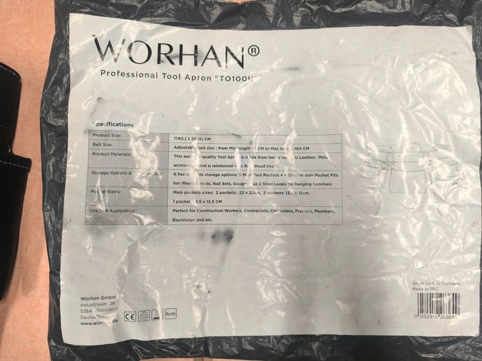 Worhan Porte-ceinture à outils TO100H - photo numéro 7