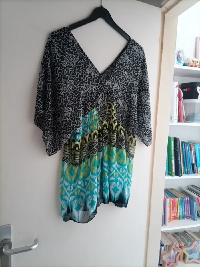 Tee shirt turquoise