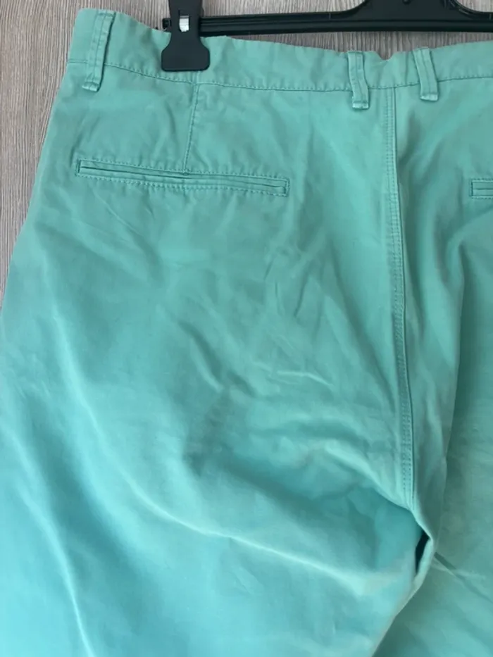 Short chino vert d'eau - La squadra polo Club - T48 - photo numéro 8